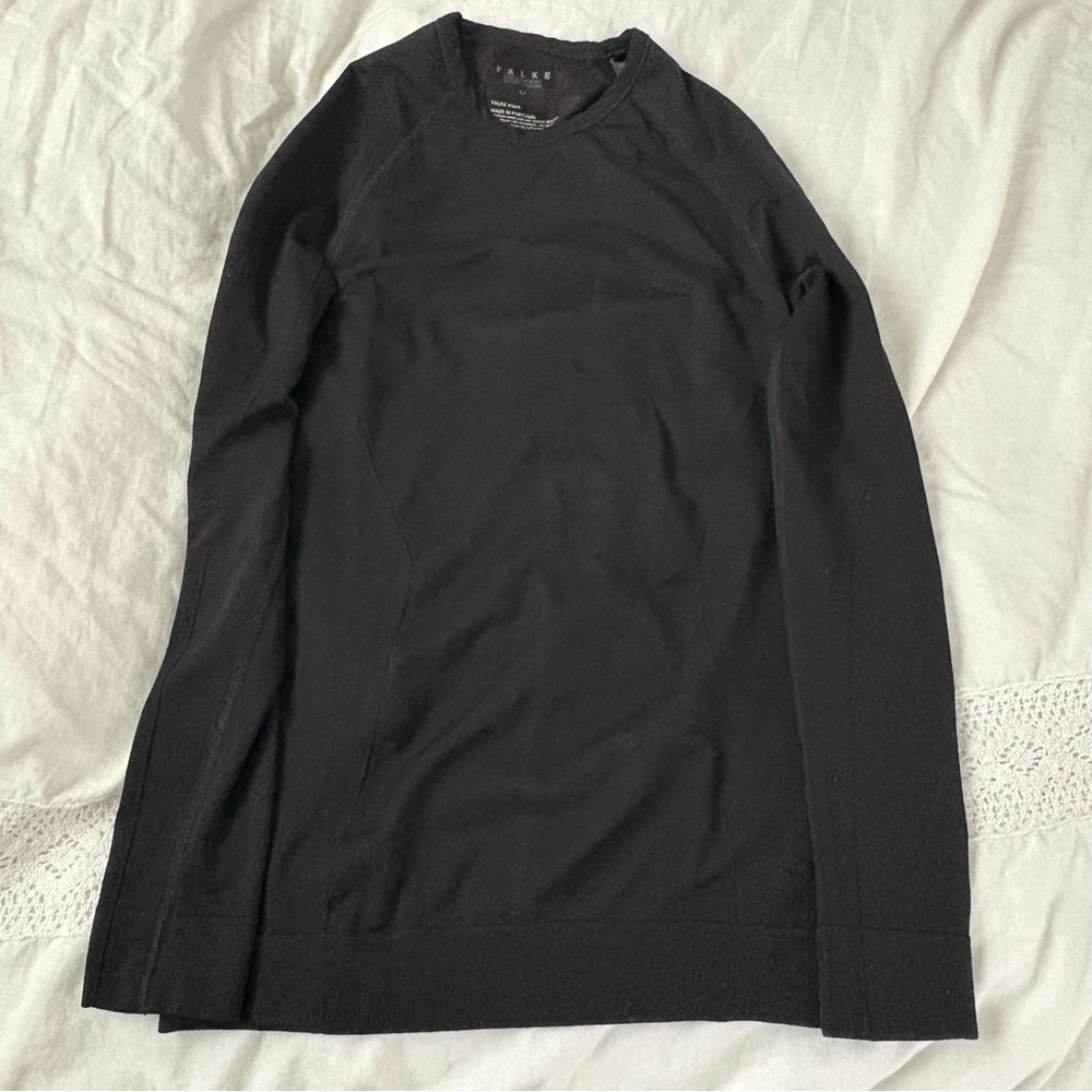 Falke Ergonomic Sport System Long Sleeve Top Medium Black Mens Shapewear